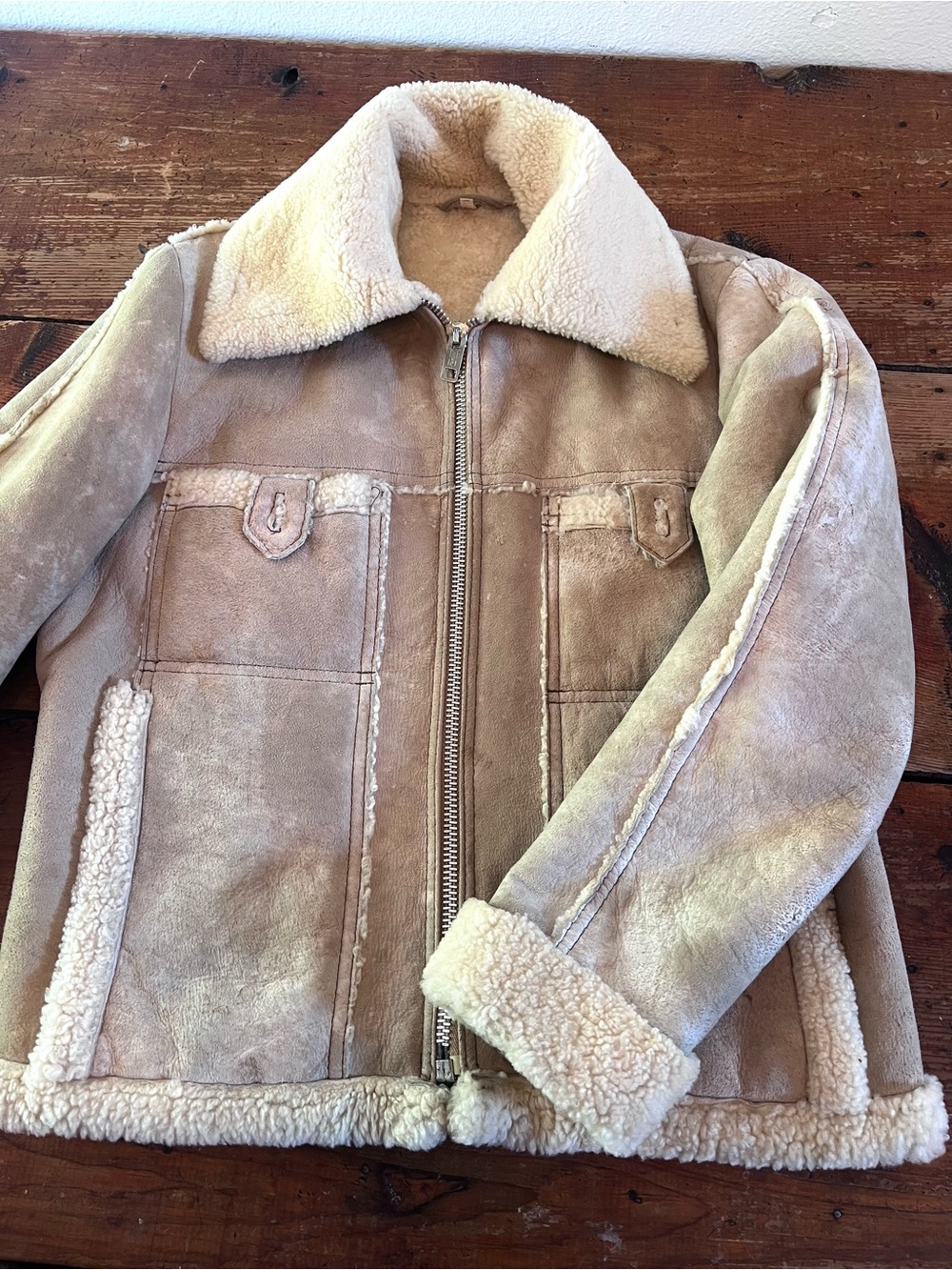 Vintage Genuine Sheepskin Shearling Coat 1970’s